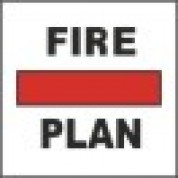 Схема/план противопожарной защиты/Fire plan - знак IMO 3.1