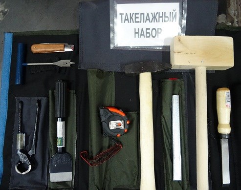 Набор такелажного инструмента в сумке