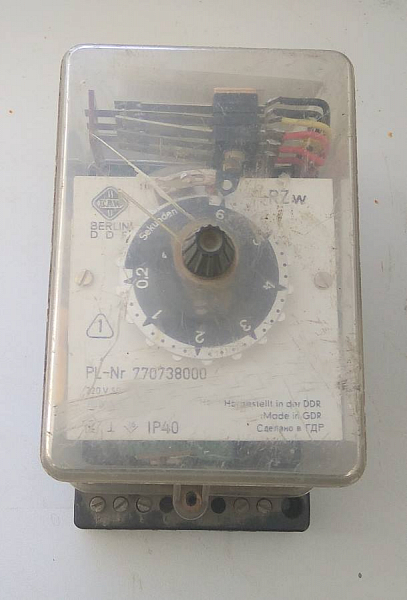 Реле времени 0-6 с 220В