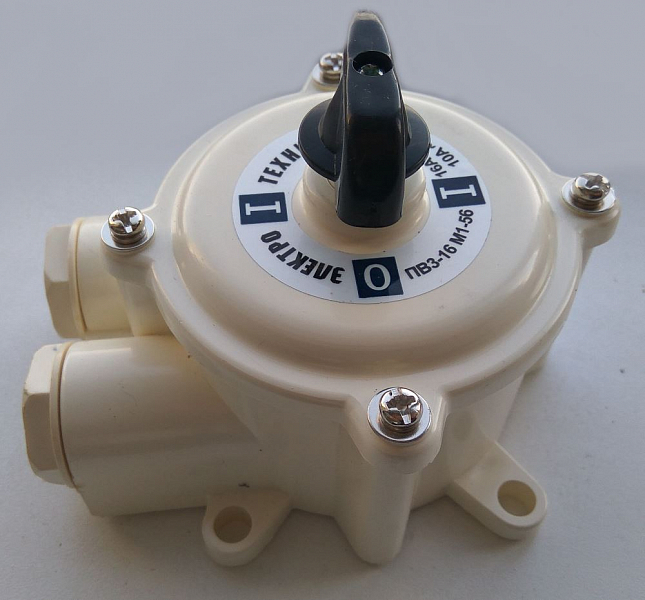 Пакетный выключатель ПВ 3-25 М1 25А 220V пласт. 56